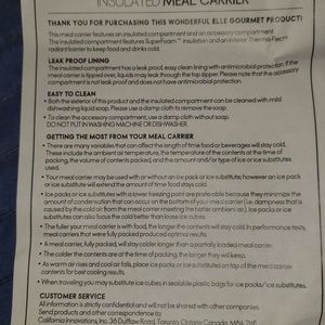 elle gourmet lunch bag